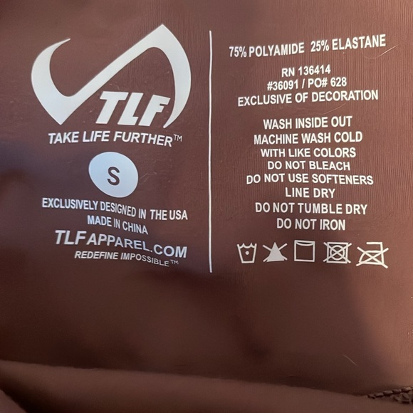 TLF Apparel brown leggings - Picture 3 of 5